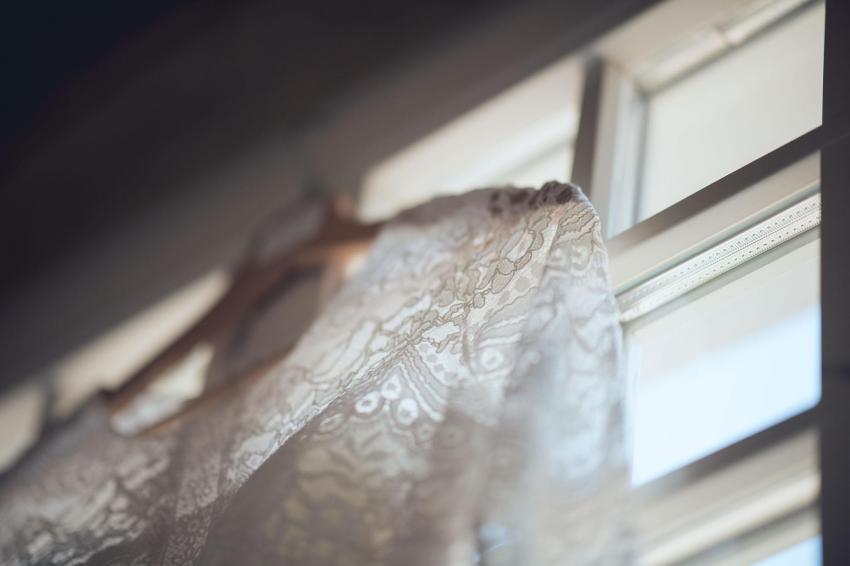 Wedding dress detail